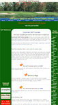 Mobile Screenshot of cincinnatigolfcourseguide.com
